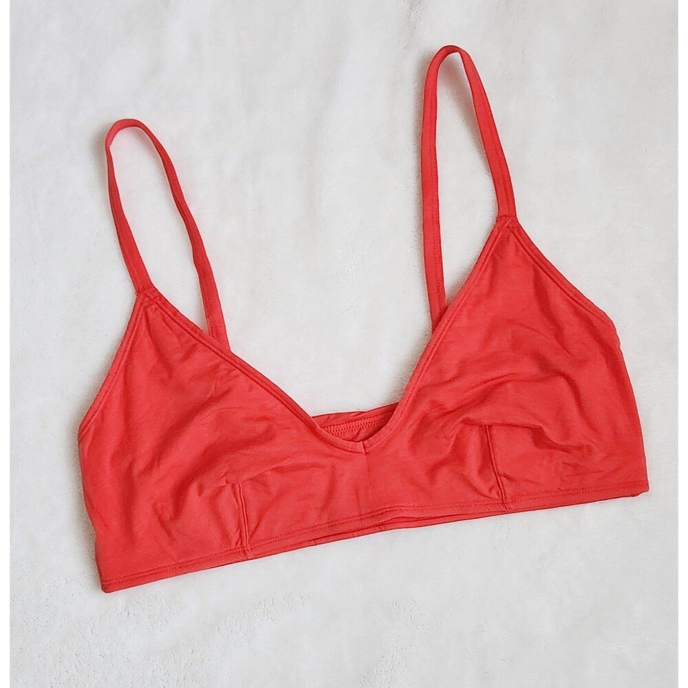 Vintage soft Triangle bralette (strawberry)